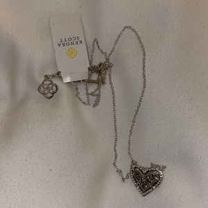 Kendra Scott heart necklace. Brand new. Reserve sides.
